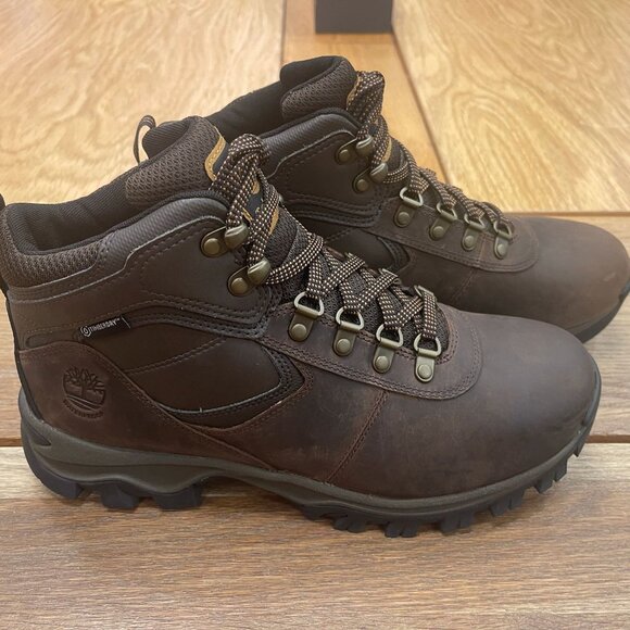TIMBERLAND MEN\'S MT. MADDSEN MID LACE WATERPROOF HK DARK BROWN 12730R-242 main image 8